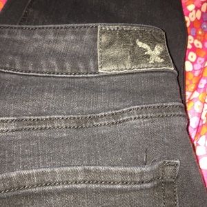American eagle black Jeggings short size 20